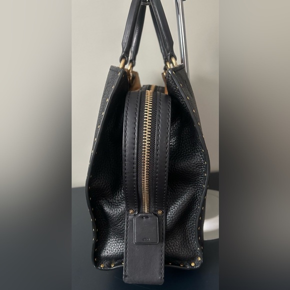 COACH ROGUE 30 RIVETS/TEA ROSE EUC - Picture 5 of 14